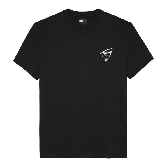 Tommy Hilfiger Ανδρική κοντομάνικη μπλούζα Signature Back Logo Crew Neck T-Shirt